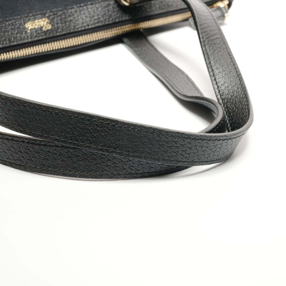 GUCCI Black Canvas Shoulder Bag - Picture 13 of 14